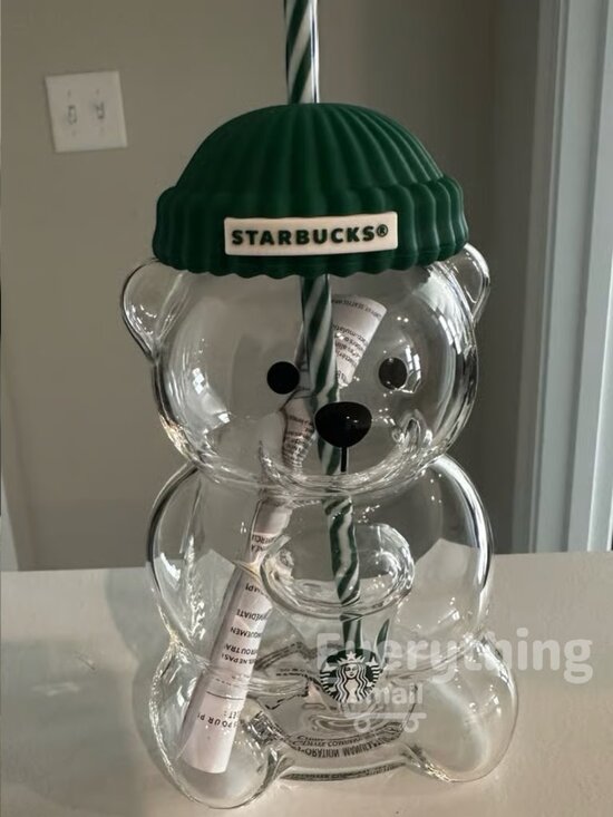 Starbucks | Dining | Glass Starbucks Bearista Bear Cold Cup Holiday ...